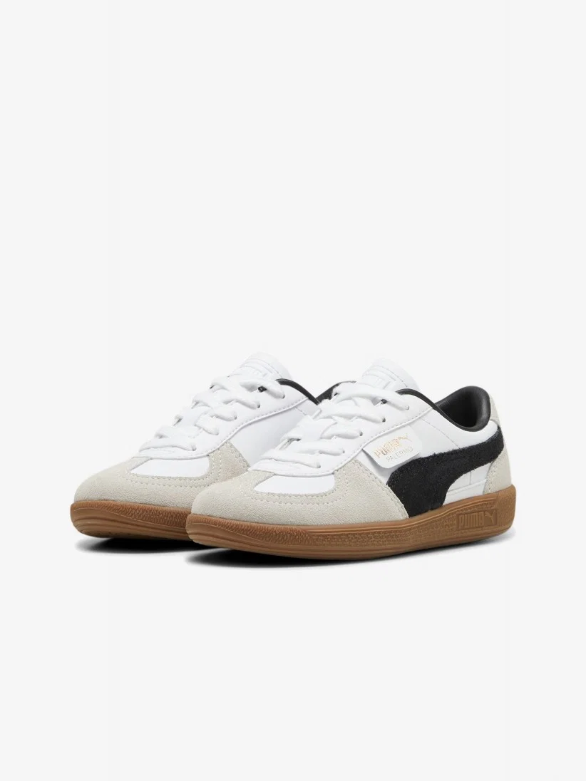 Sapatilhas Puma Palermo Lth Criança Branco - Image 3