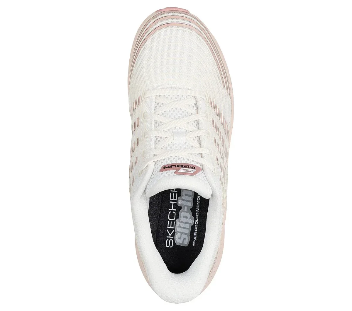 Sapatilhas Skechers Slip-Ins Go Run 2.0 Consistent Branco/Rosa - Image 4