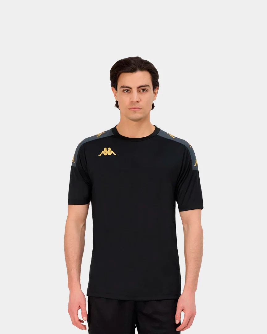 T-shirt Kappa Jogo/Treino Gianto Preto - Image 2