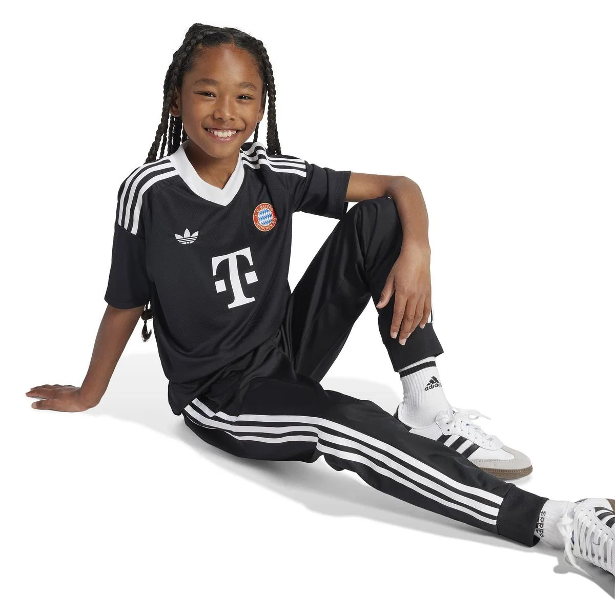 Camisola Adidas J Bayern Munich Preto - Image 5