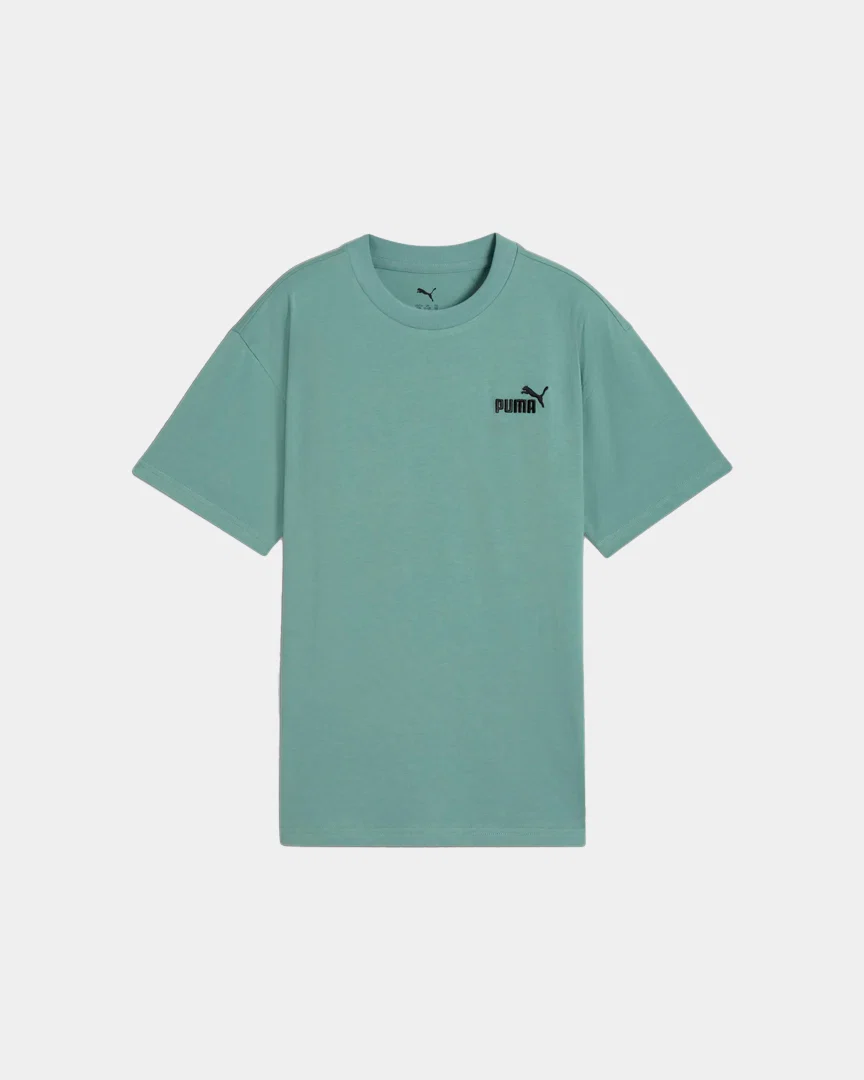 T-shirt Puma ESS Logo Relaxed Jr Verde