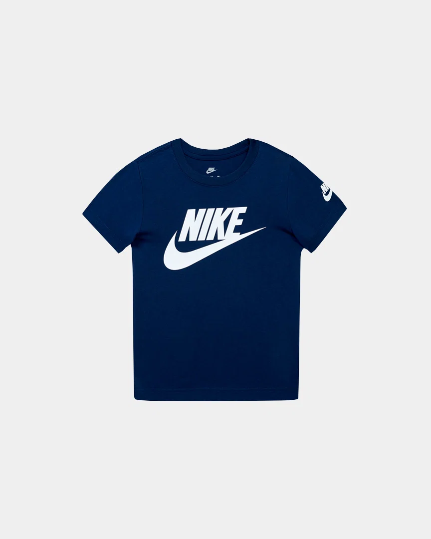 T-shirt Nike Futura Criança Azul Marinho - Image 2