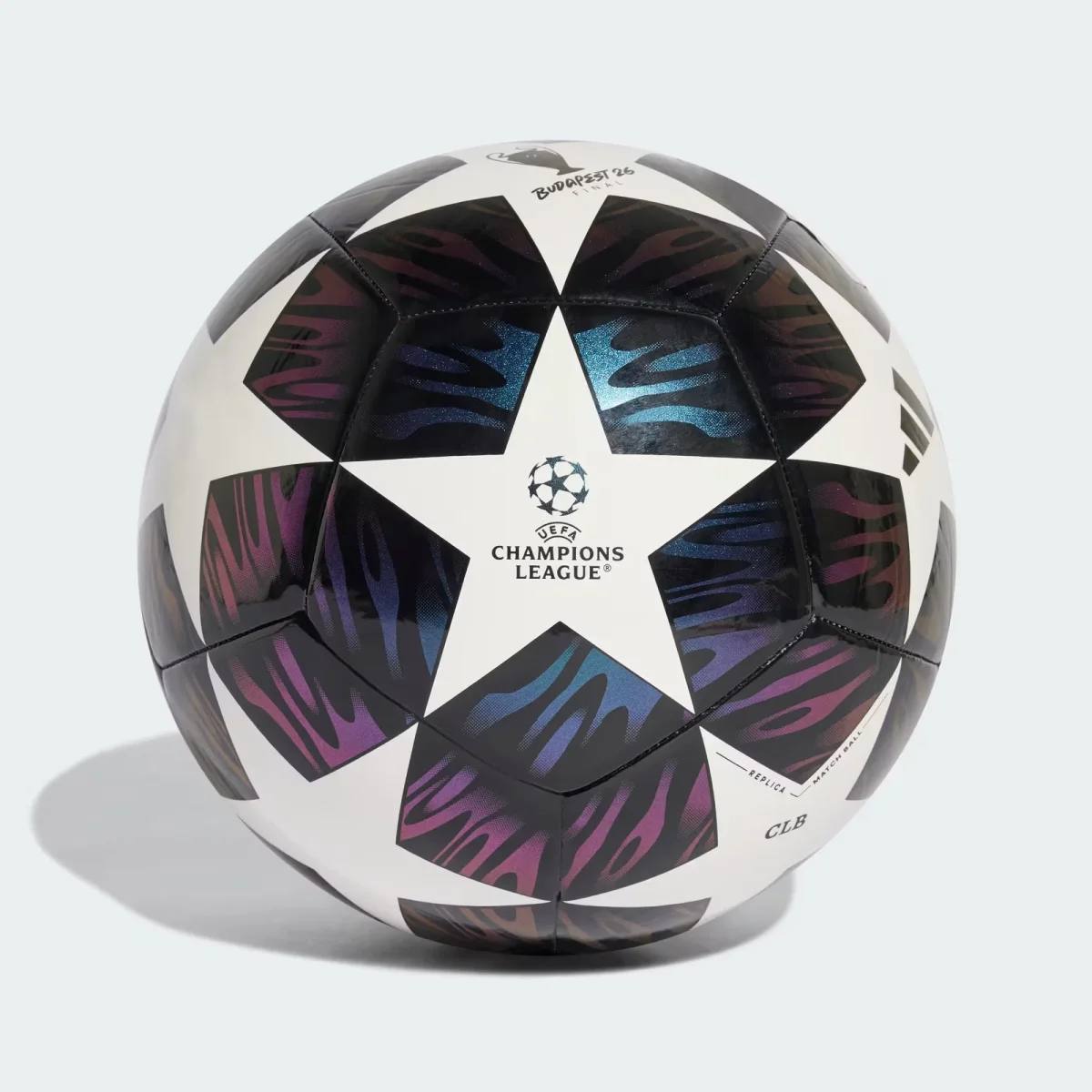 Bola Club Adidas UEFA Champions League Branca/Preta - Image 3