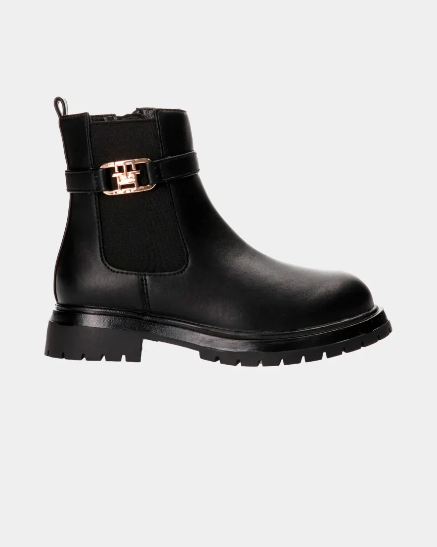 Bota Tommy Hilfiger Chelsea Ashlyn Mulher Preta - Image 2
