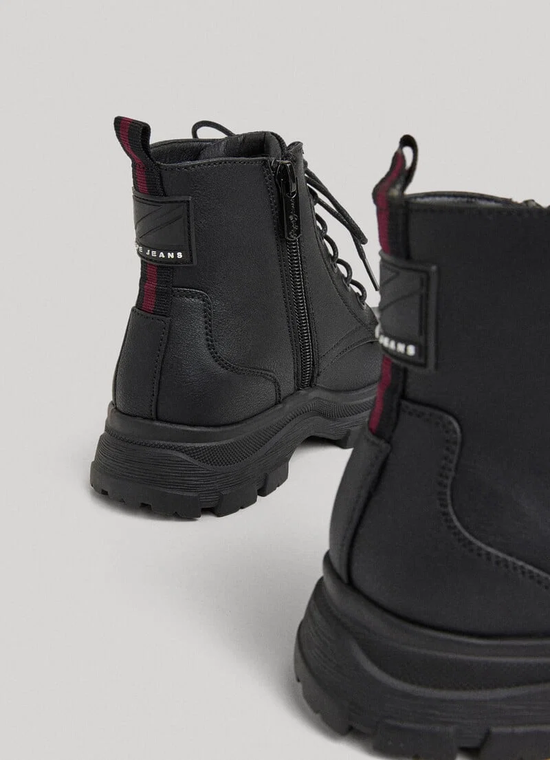 Botas Pepe Jeans Track Boot J Pretas - Image 5