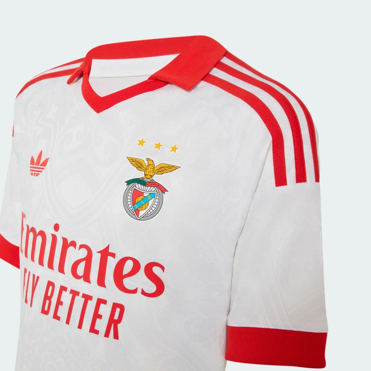 Camisola Adidas SL Benfica Alternativa 26/27 Criança Branca - Image 4