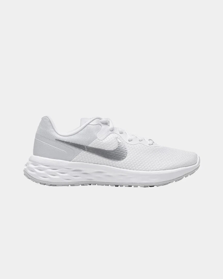 Sapatilhas Nike Revolution 6 Next Nature W Branca/Prateado - Image 2