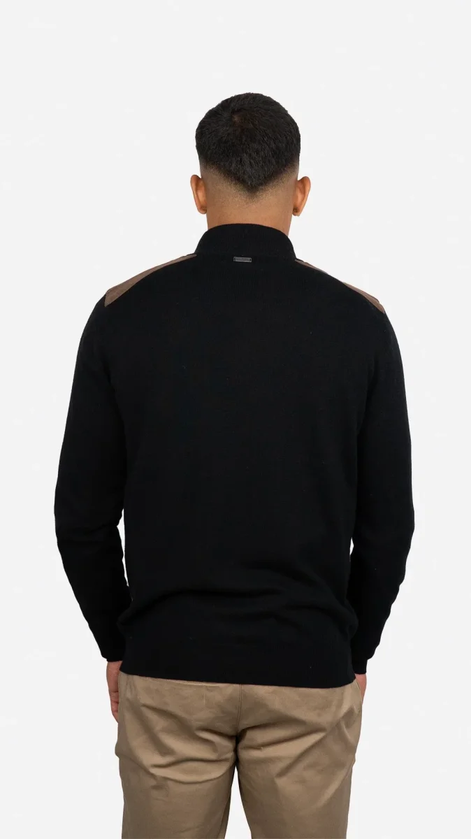 Camisola de Malha Preta com Fecho - Image 5