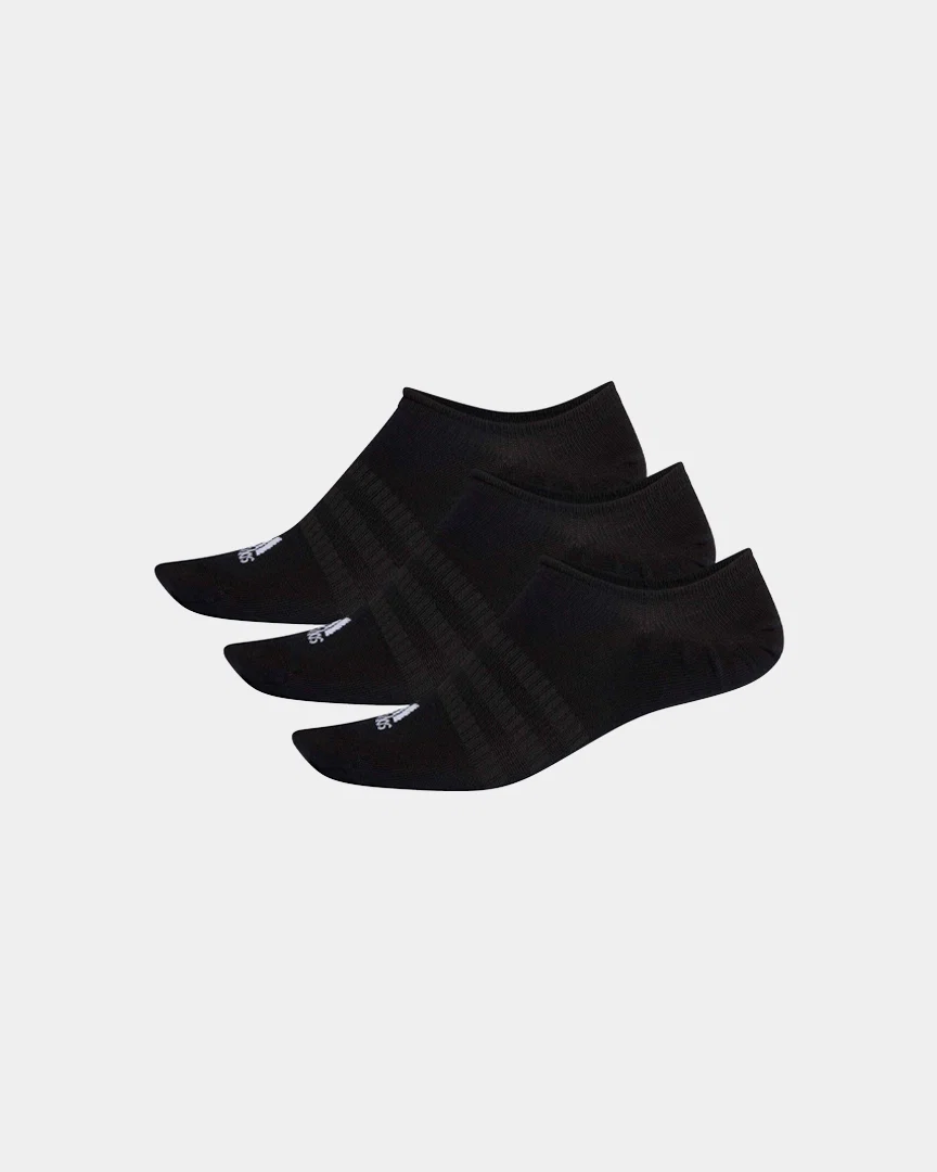 Meias Adidas Leves Invisíveis 3P Pretas - Image 2