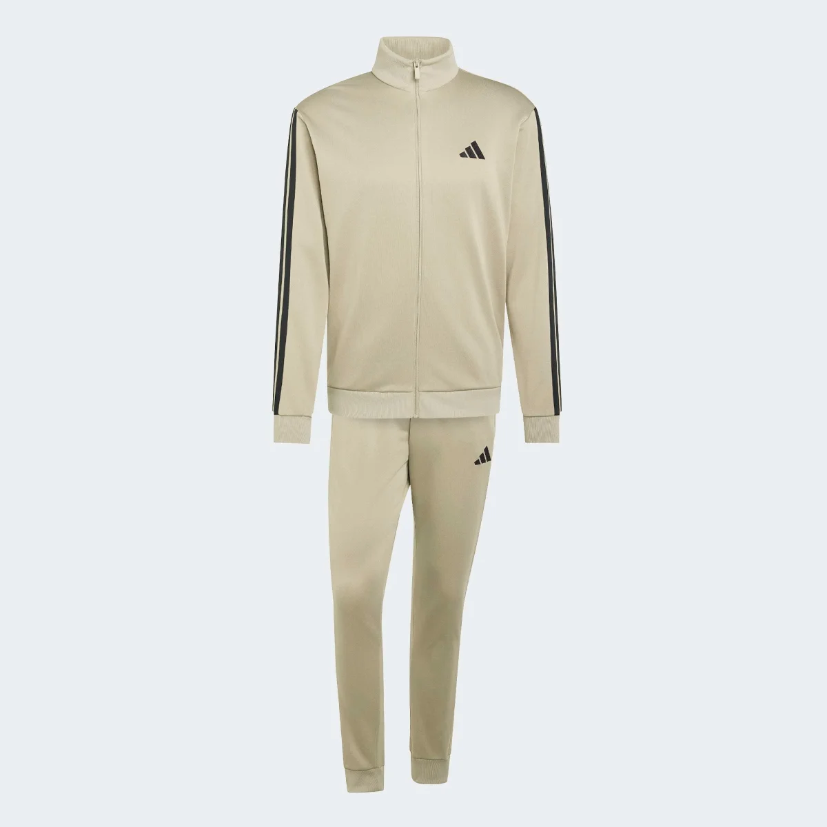 Fato de Treino Homem Adidas French Terry 3S Verde - Image 7