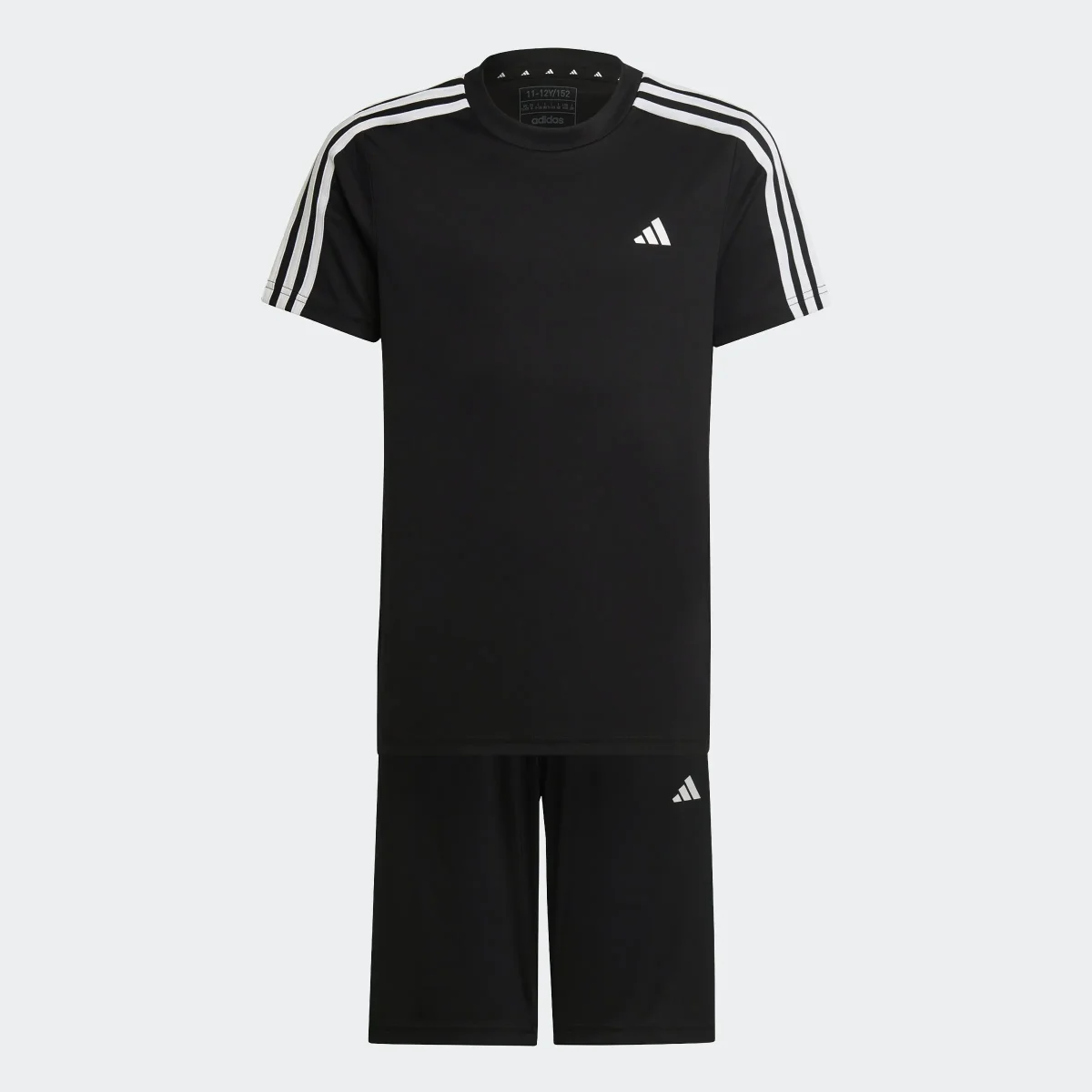 Conjunto Adidas Aeroready Jr Preto/Branco - Image 4