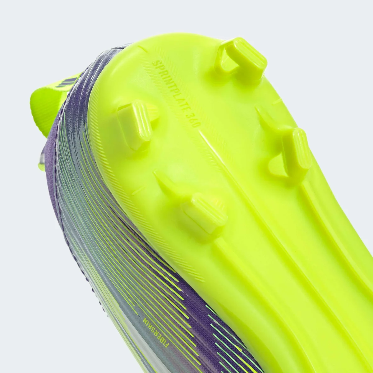 Chuteiras Adidas F50 League LL FG/MG J Roxo/Verde - Image 8