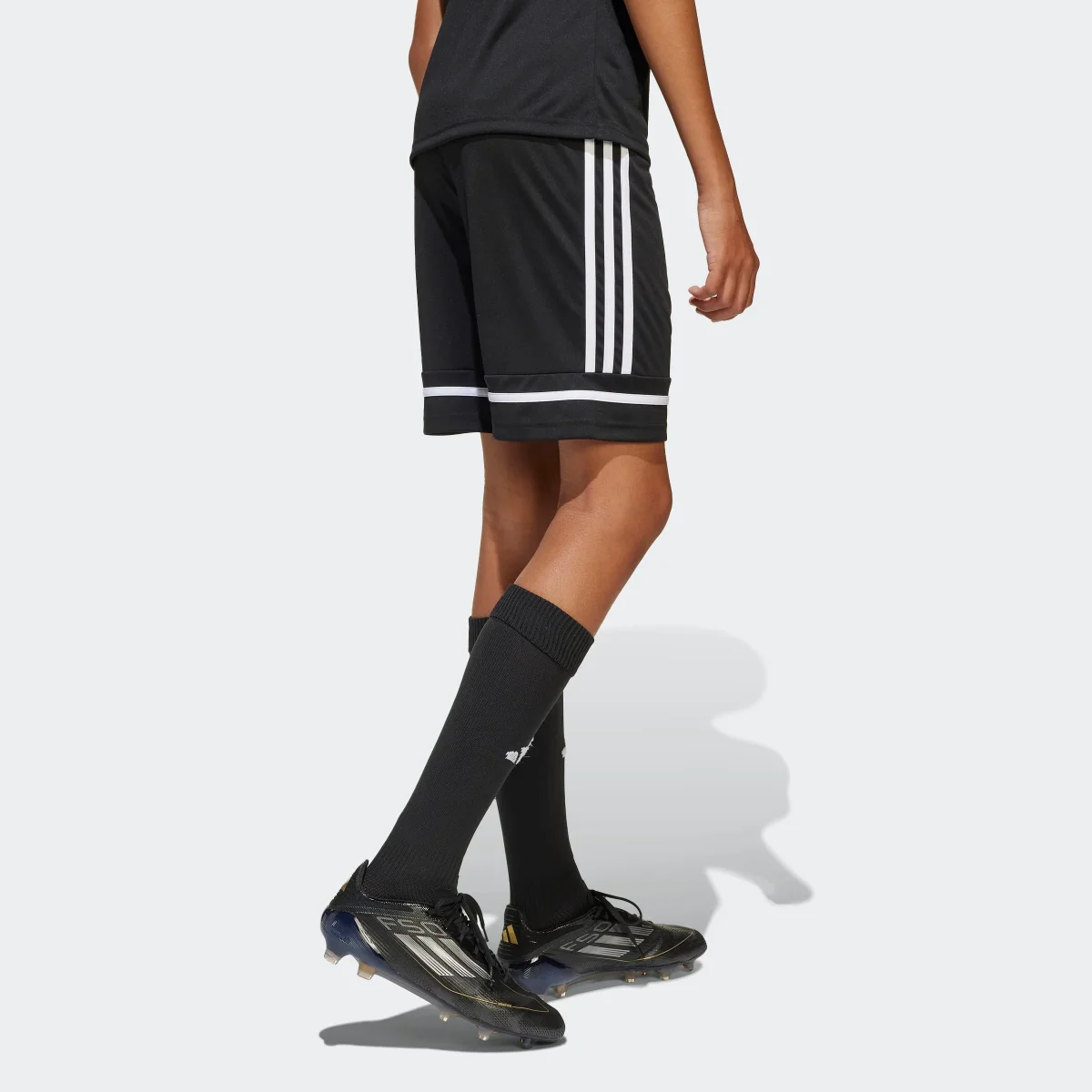 Calções de Treino Adidas Squad 25 J Preto/Branco - Image 3