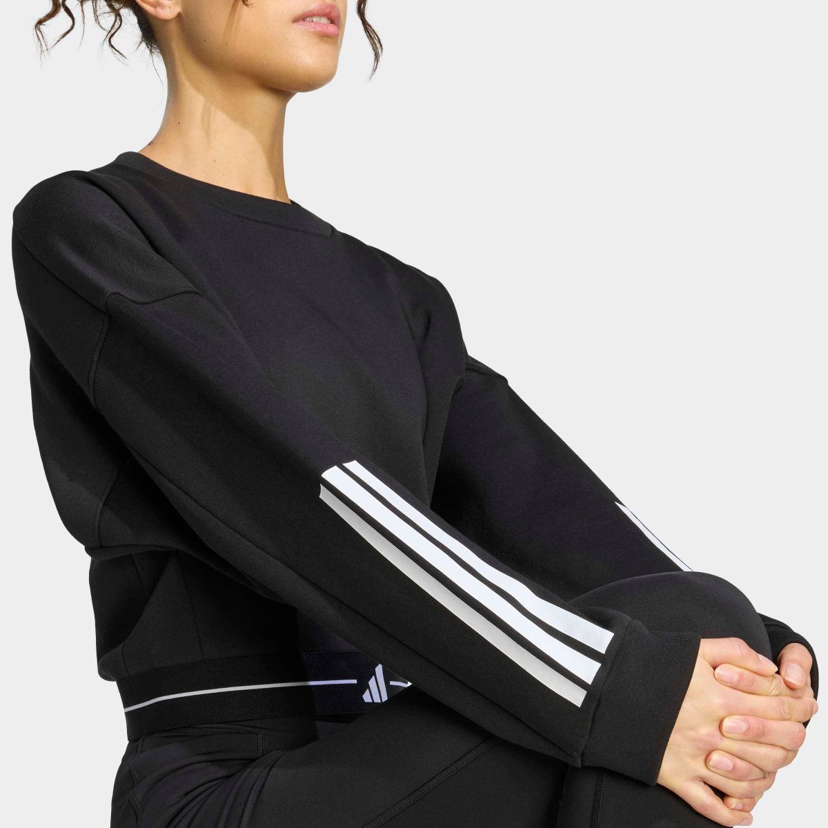 Camisola Adidas Cropped Preta - Image 6