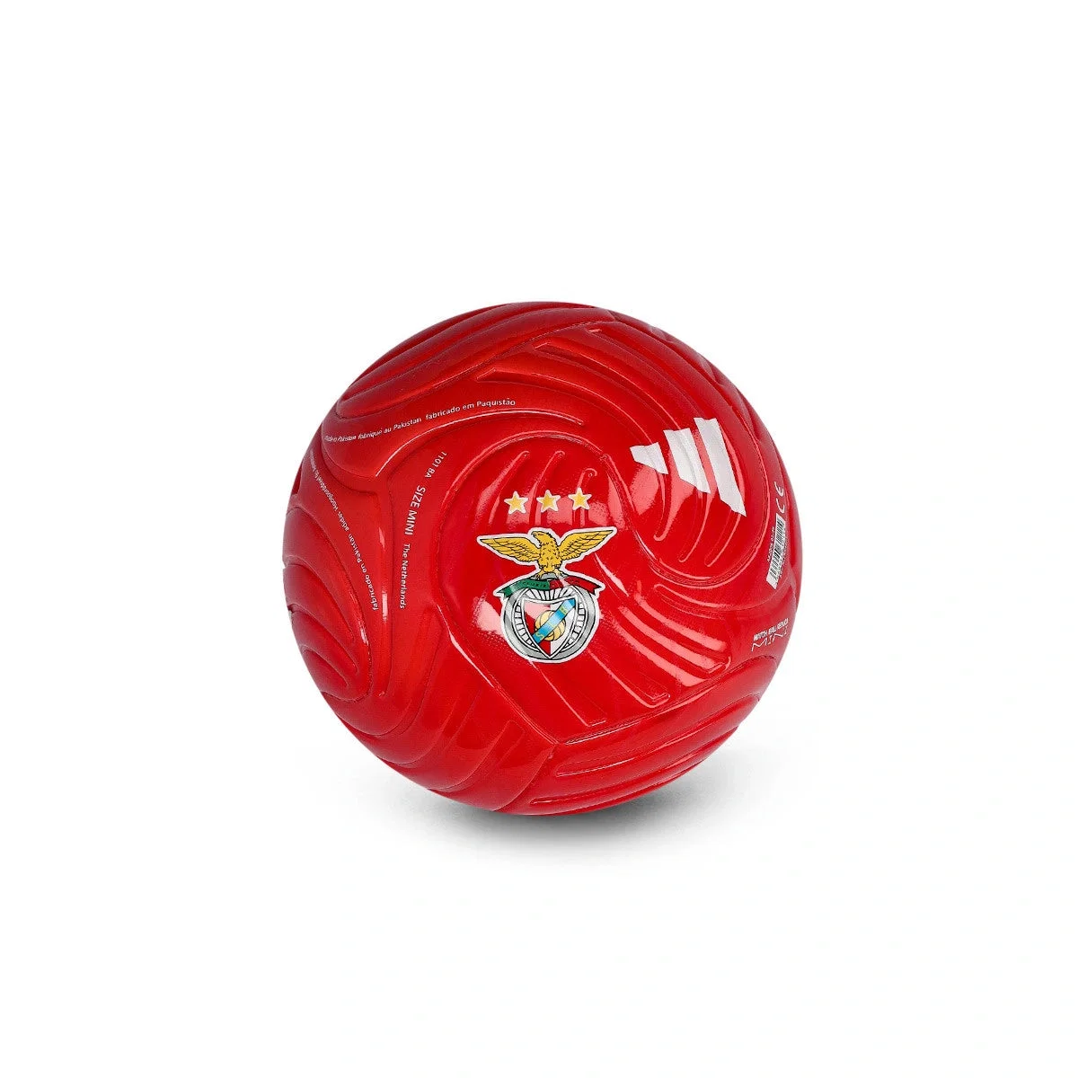 Mini Bola Adidas SL Benfica Home 26 Vermelha - Image 3