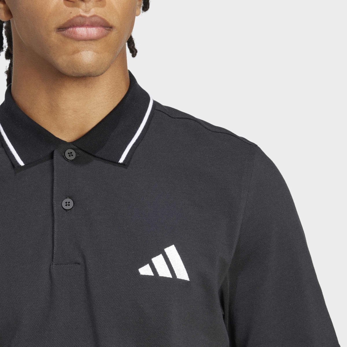 Polo Adidas Essentials Preto - Image 5