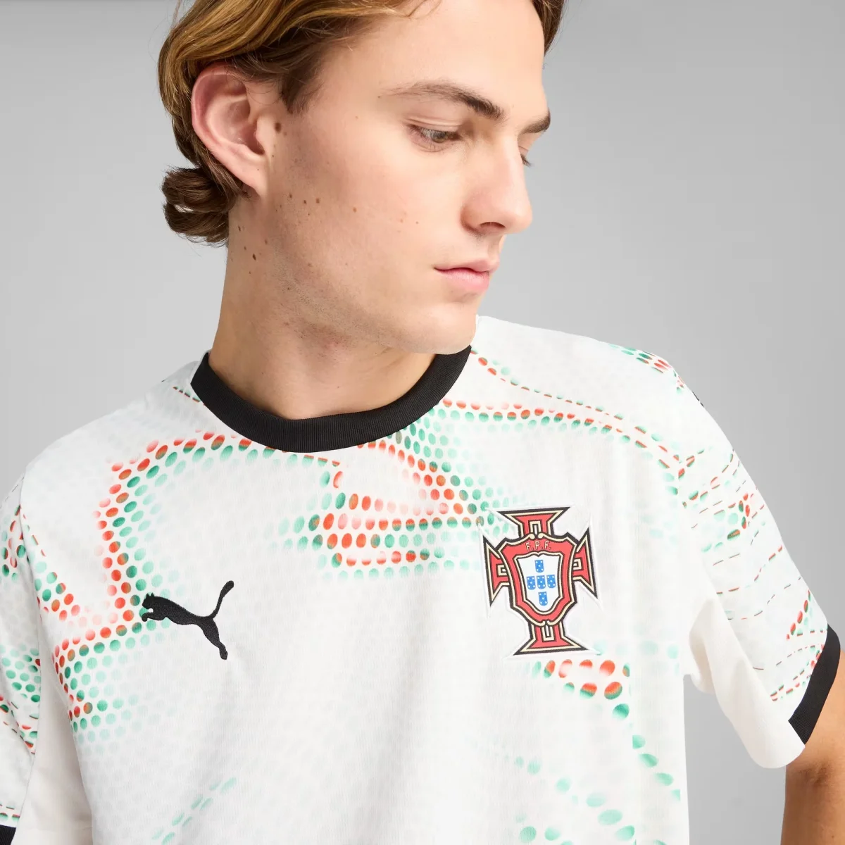 Camisola Alternativa Portugal 25/26 Puma Branca - Image 5