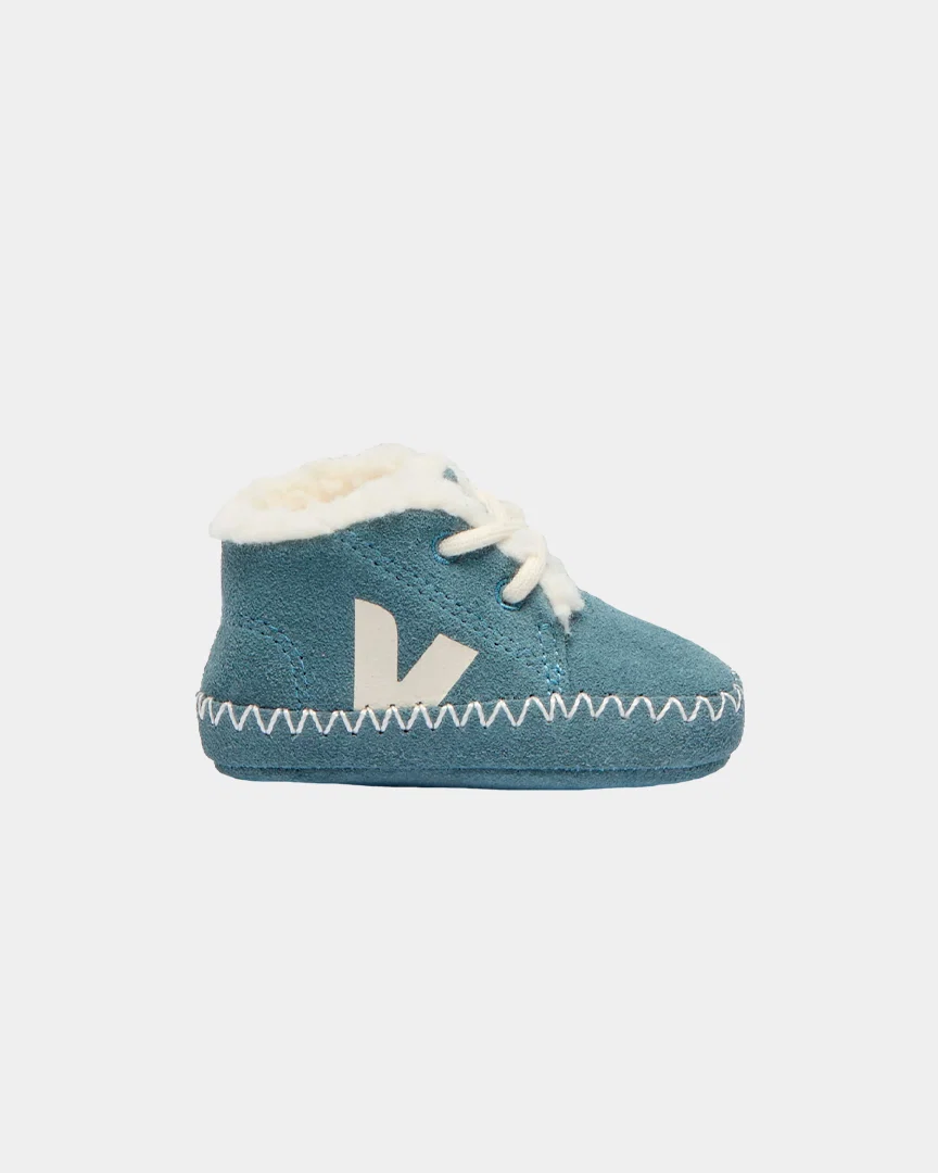 Sapatilha Veja Bebé Winter Light ZZ Suede Azul - Image 2