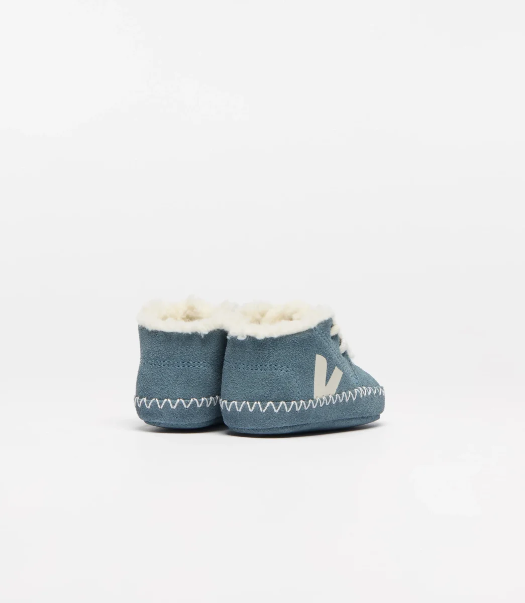 Sapatilha Veja Bebé Winter Light ZZ Suede Azul - Image 6