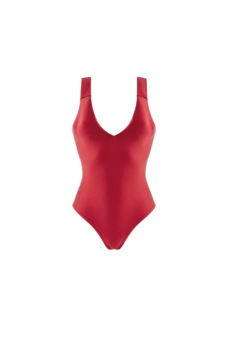 SEGRETO ONE-PIECE SWIMSUIT | VELVET BORDEAUX - Image 3