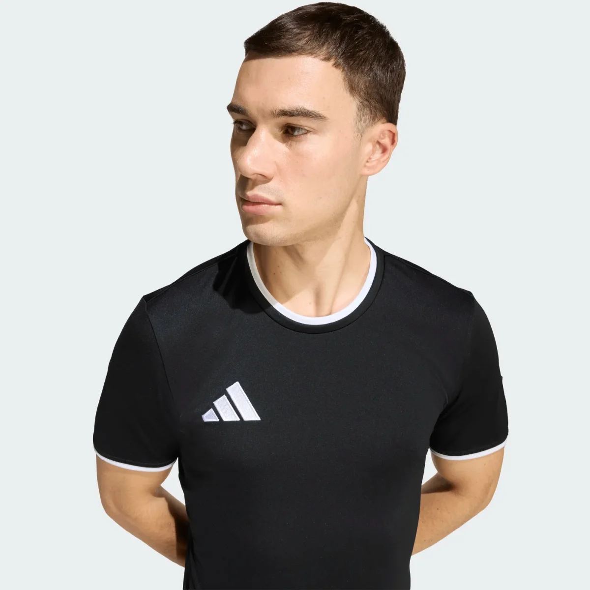 T-shirt de Treino Homem Adidas Ent26 Preta - Image 5