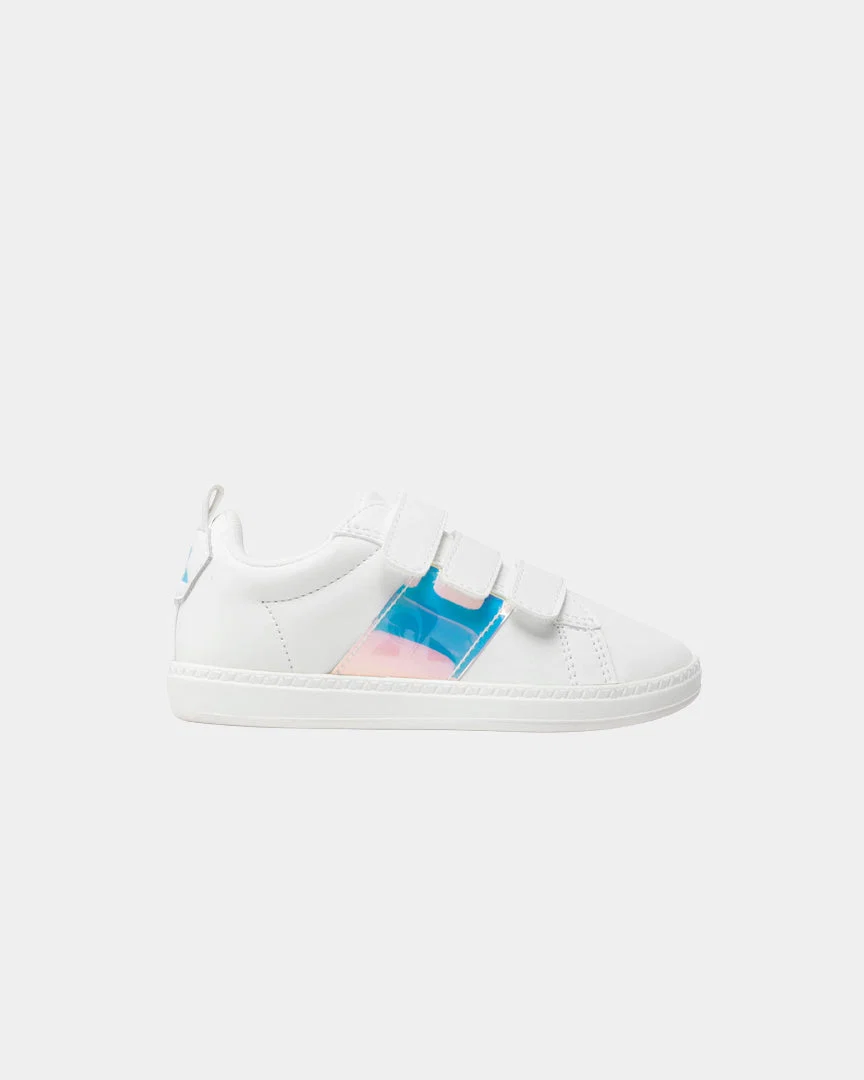 Sapatilhas Le Coq Sportif Courtclassic PS Iridescent Branco - Image 2