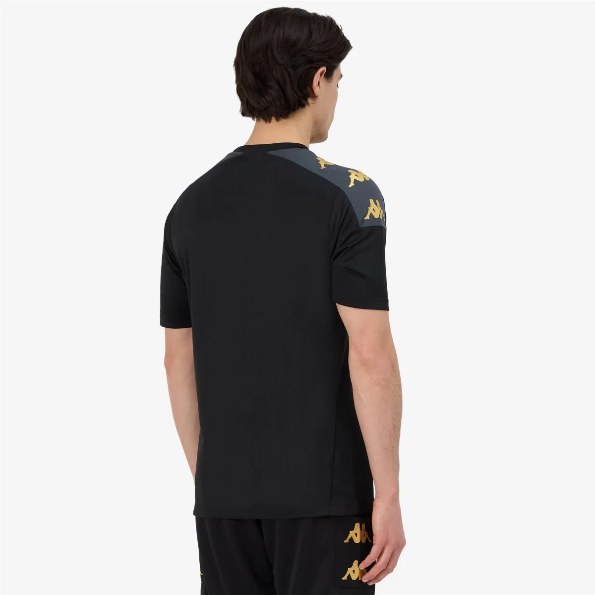 T-shirt Kappa Jogo/Treino Gianto Preto - Image 3