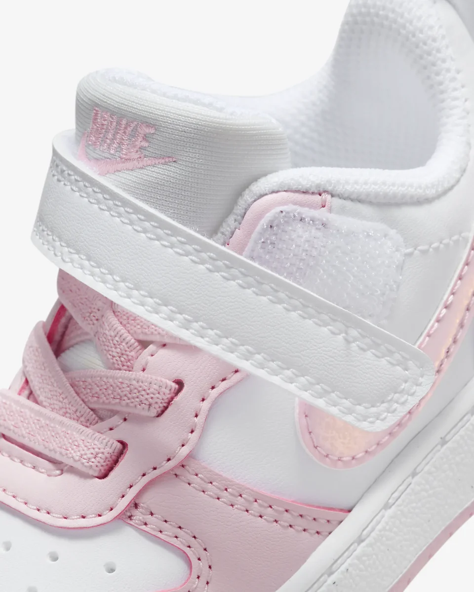Sapatilhas Nike Court Borough Low Bebé Rosa - Image 8