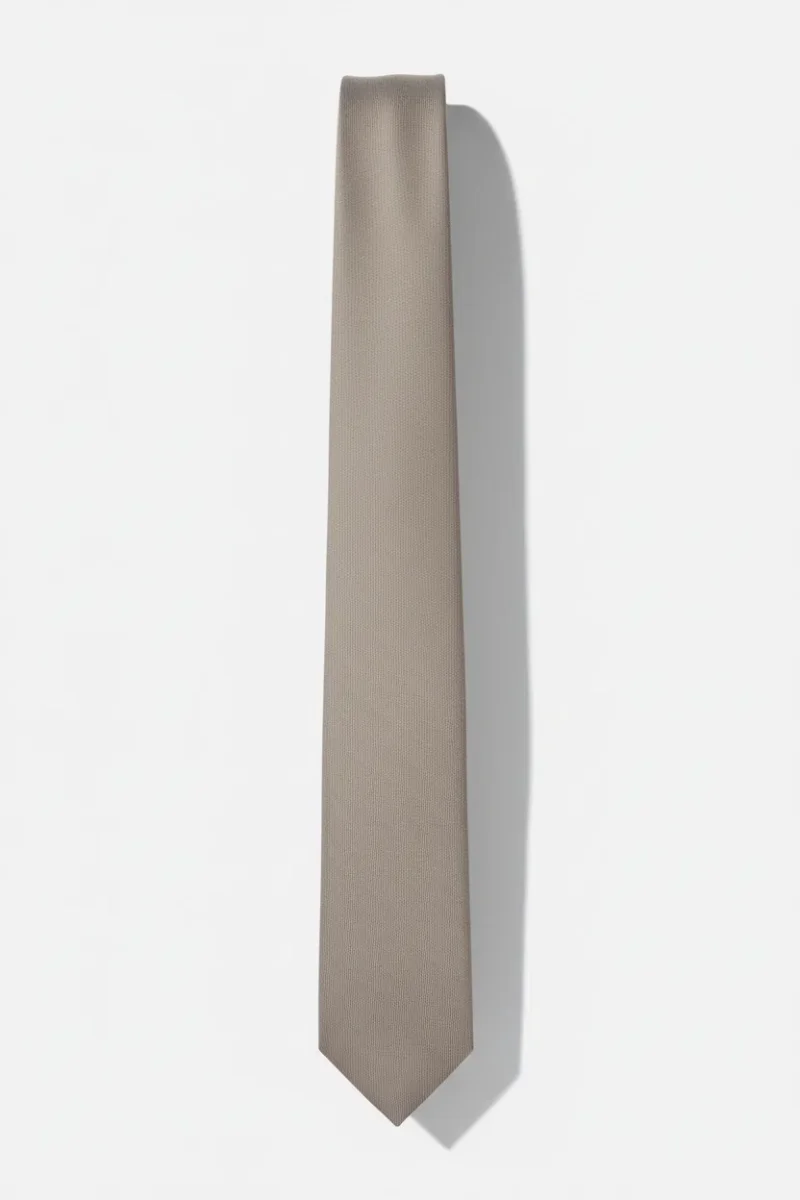 Gravata Bege Taupe Premium - Image 6