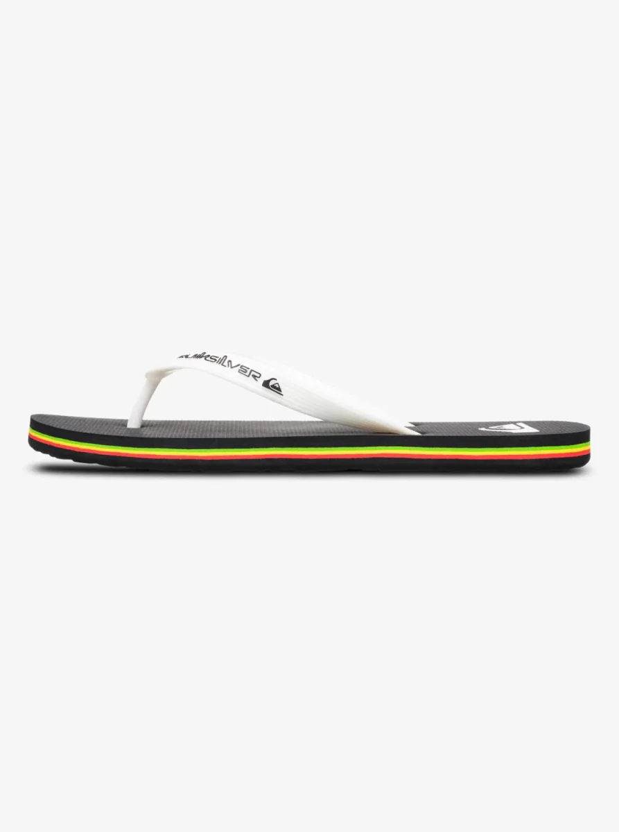 Chinelos Quiksilver Molokai Core Preto/Branco - Image 4