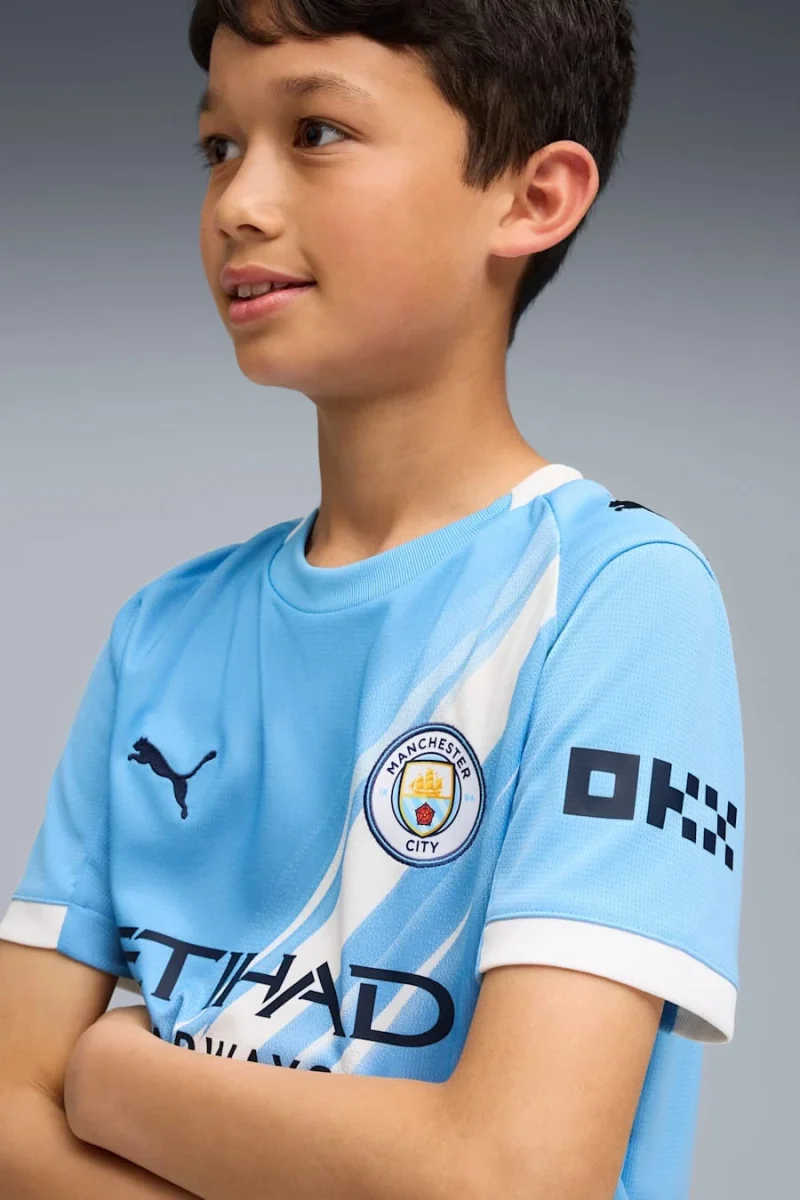 Camisola Puma Manchester City 25/26 Jr Azul - Image 3