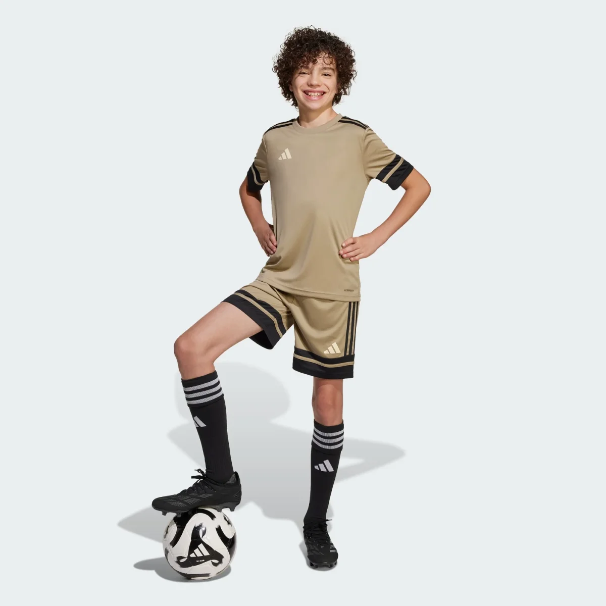 T-shirt de Treino Adidas Squa25 J Bege - Image 3