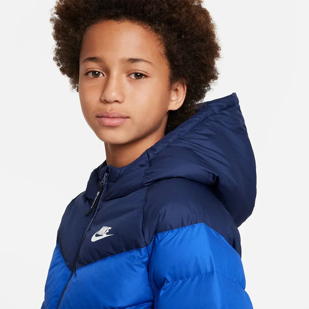 Blusão Nike Sportswear Big Kids’ Azul - Image 4