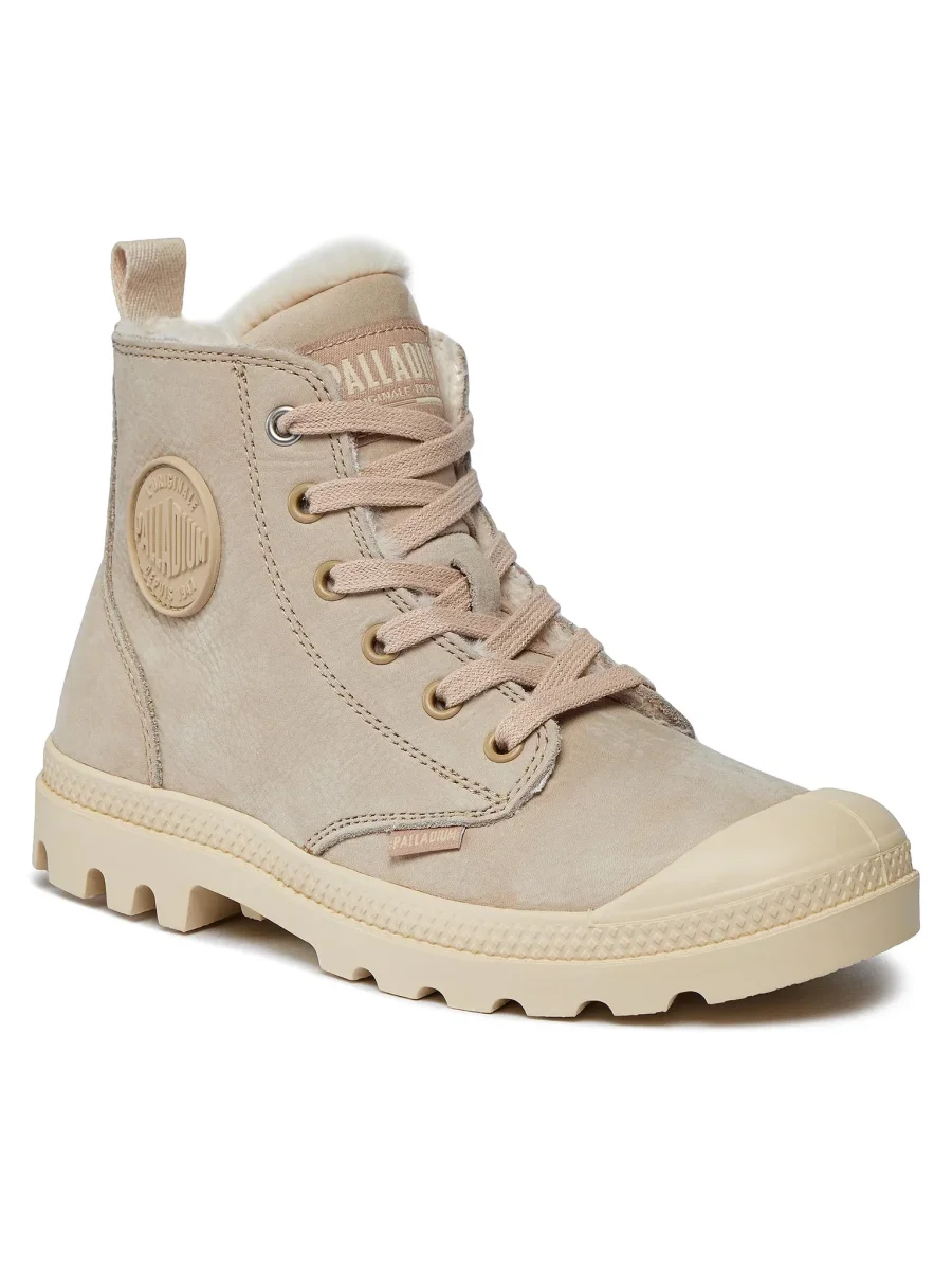 Bota Palladium Pampa Hi Zip Bege - Image 3