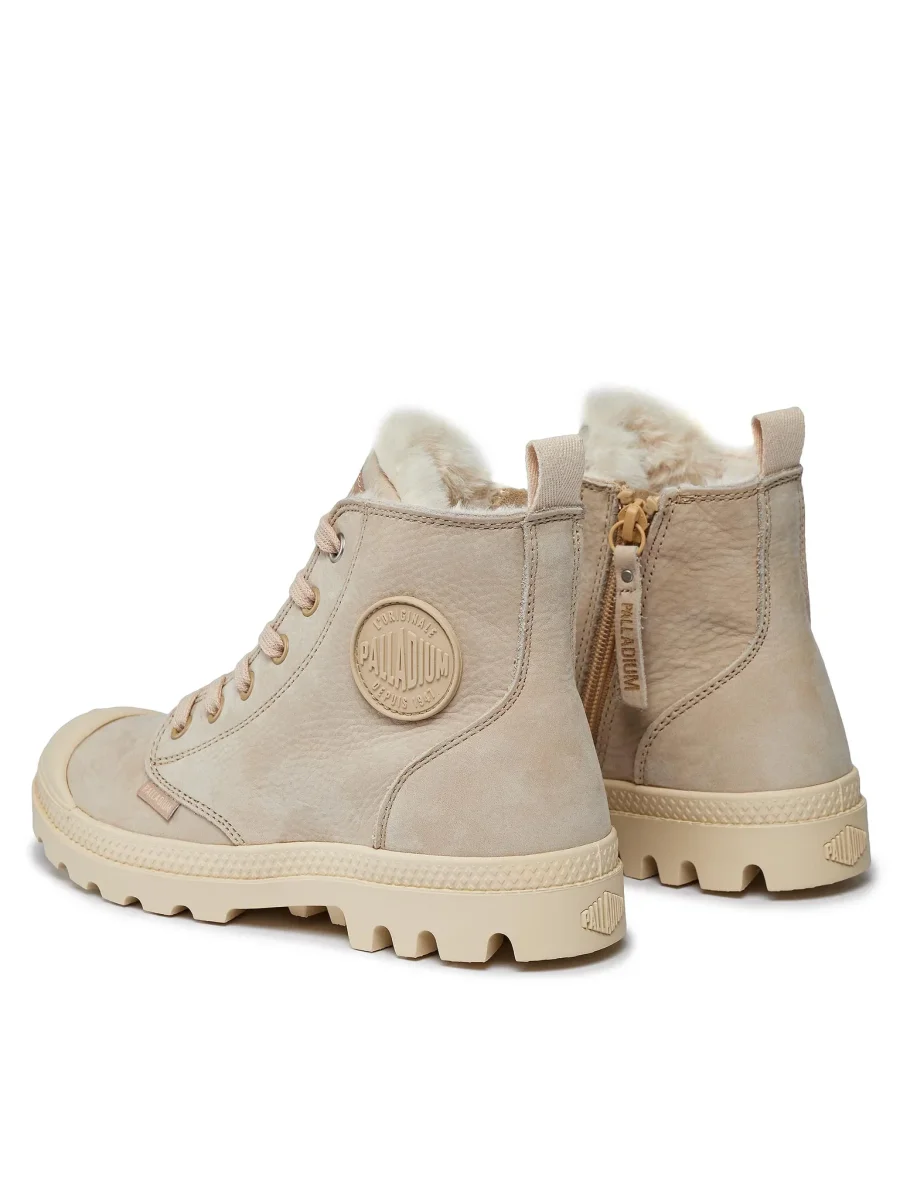 Bota Palladium Pampa Hi Zip Bege - Image 4