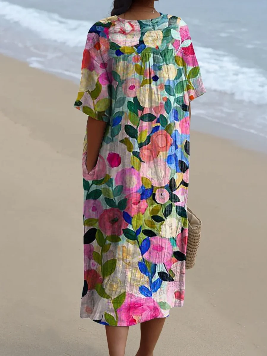 Bente - Vestido Vintage de Flores - Image 3